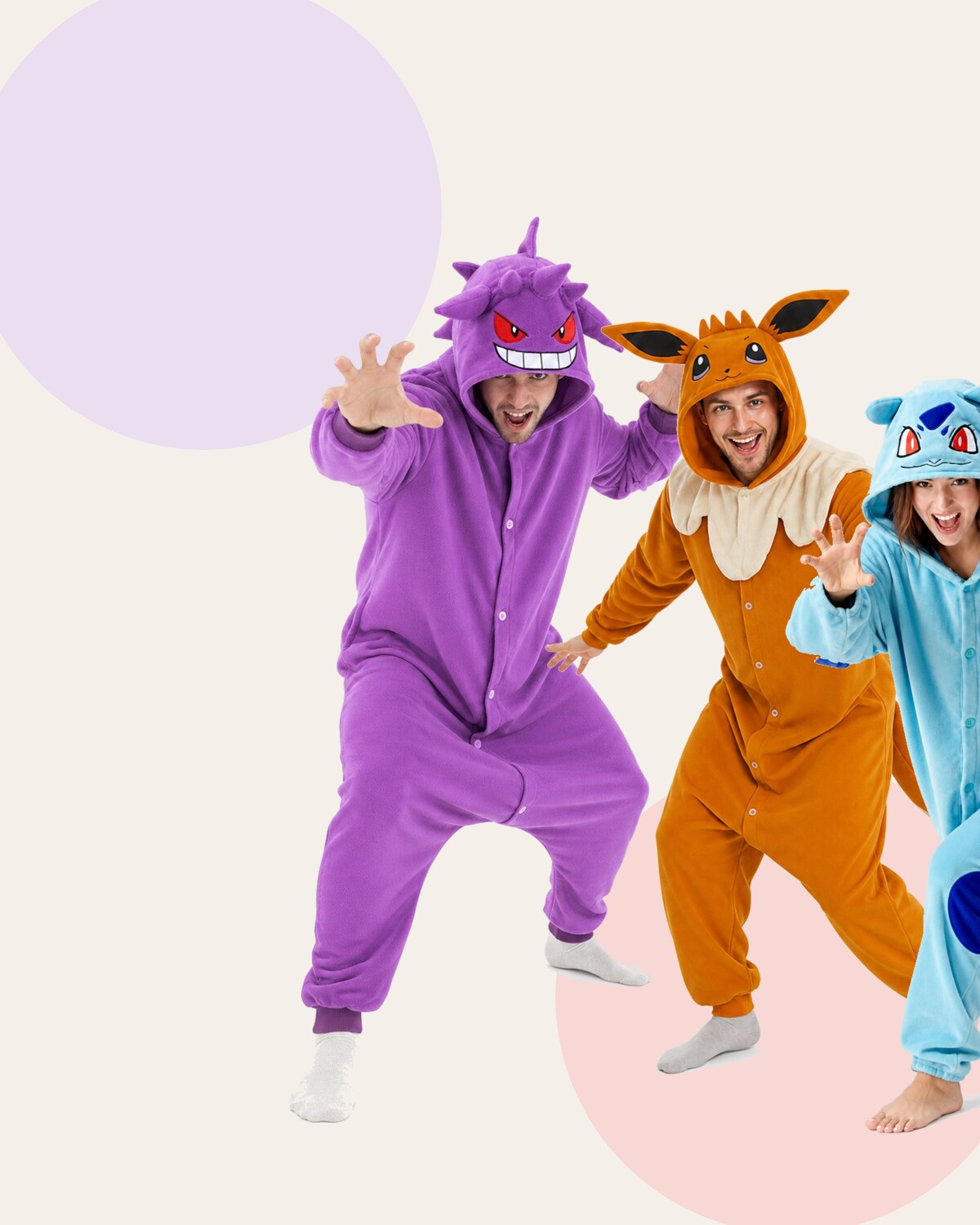 KiguVerse fans wearing character onesies