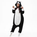 Black Cat Kigurumi Onesie - hero