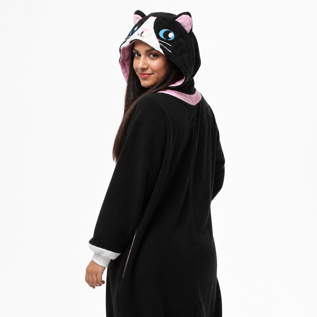 Black Cat Kigurumi Onesie - product detail