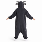 Black Gray Axolotl Kigurumi Onesie - product detail