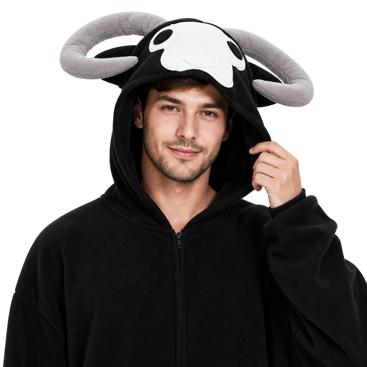 Black Ram Kigurumi Onesie - product detail