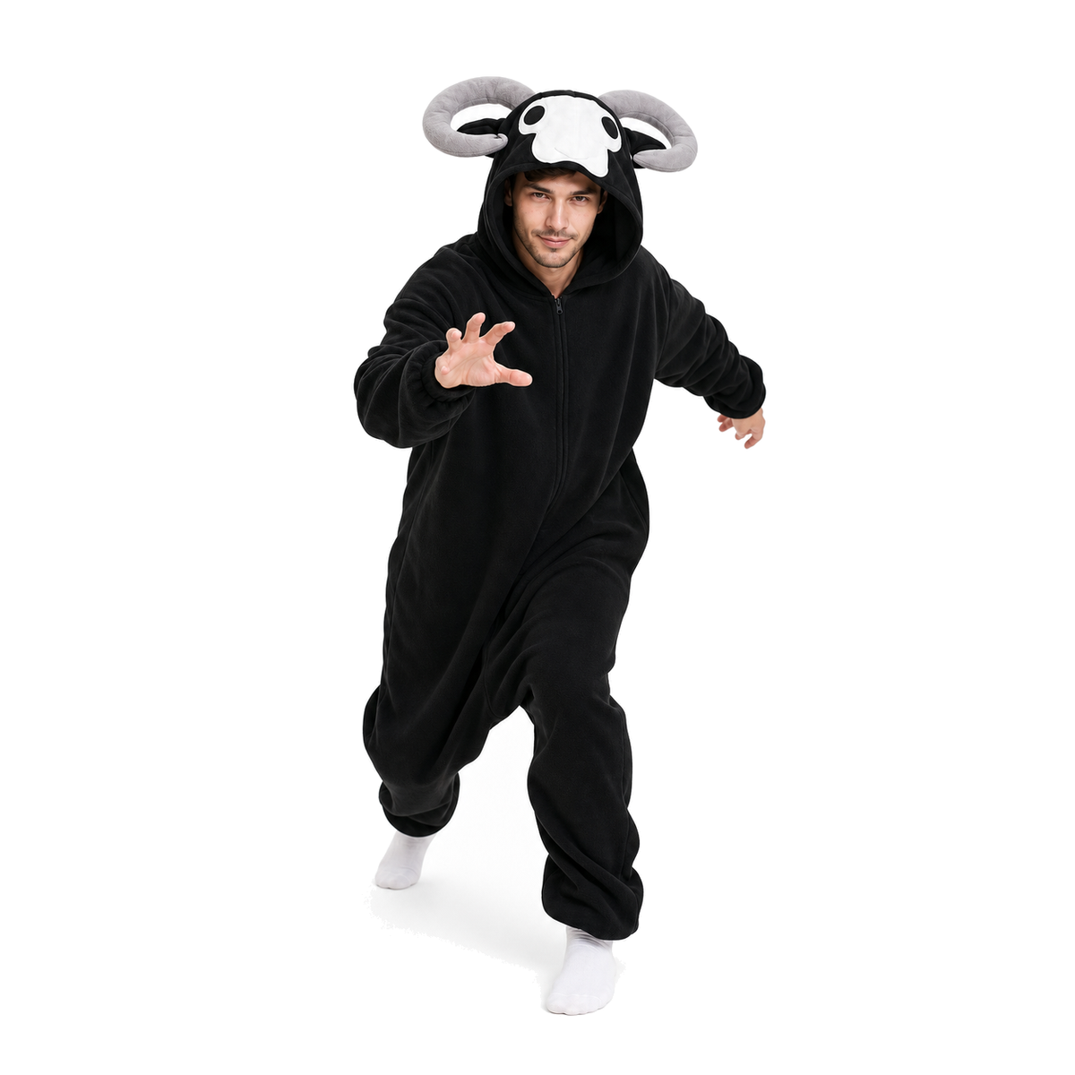 Black Ram Kigurumi Onesie - product detail