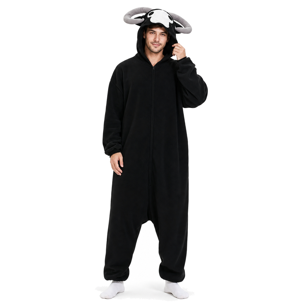 Black Ram Kigurumi Onesie - product detail