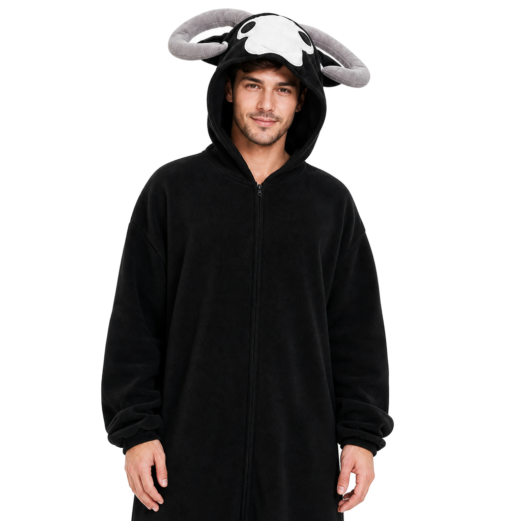 Black Ram Kigurumi Onesie - product detail