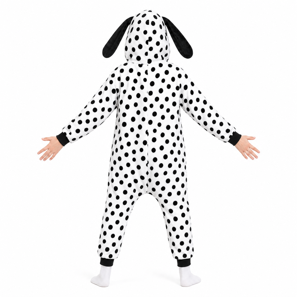 Black White Dalmatian Kigurumi Onesie - product detail