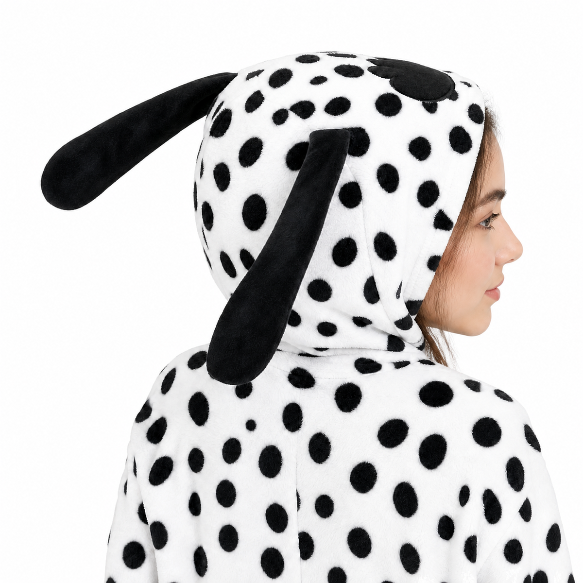 Black White Dalmatian Kigurumi Onesie - product detail