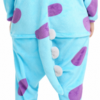 Blue Purple Monster Kigurumi Onesie product detail 8