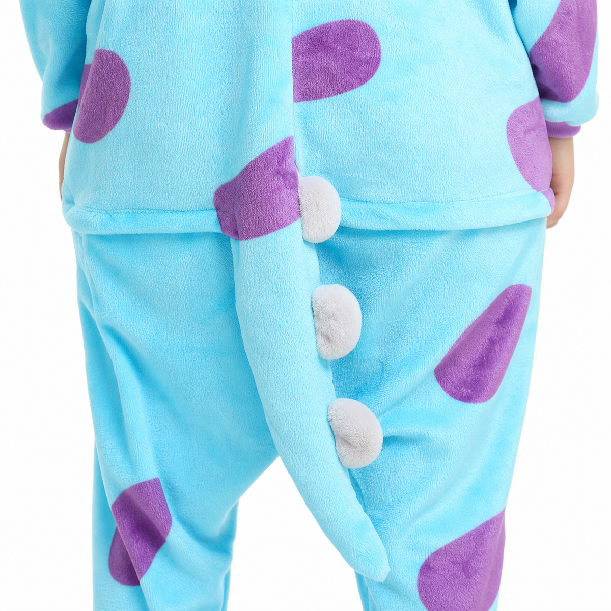 Blue Purple Monster Kigurumi Onesie product detail 8