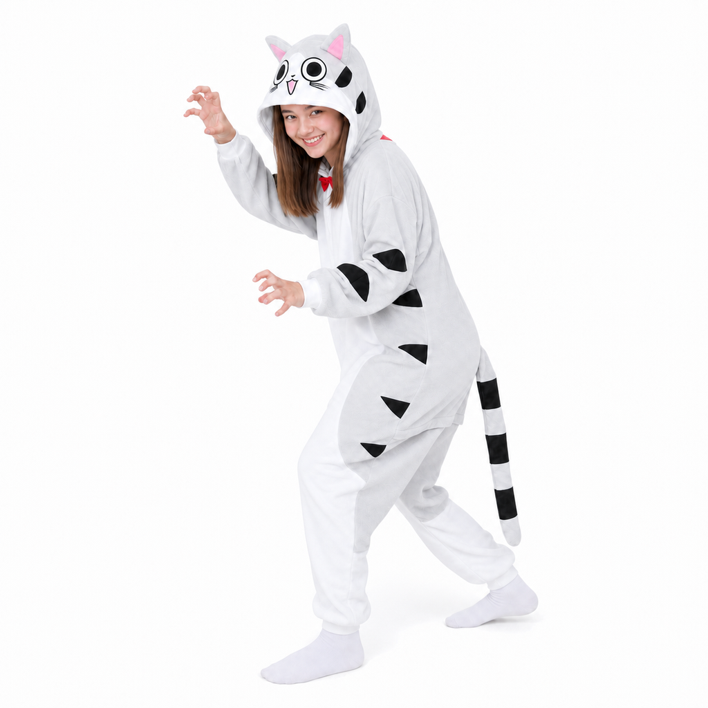 Chi Gray Cat Kigurumi Onesie - product detail