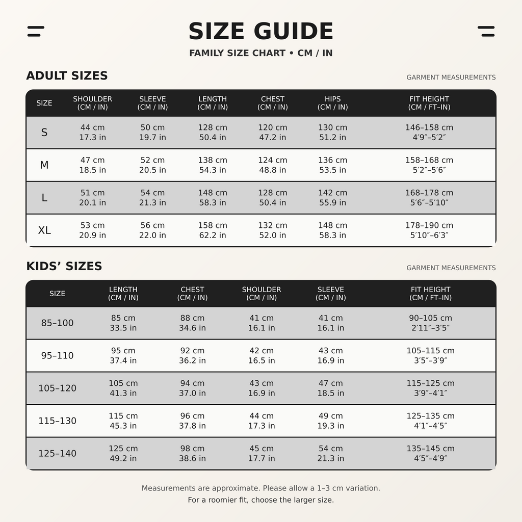 Fuecoco Kigurumi Onesie — universal-family-size-chart.png