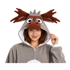 Gray Moose Kigurumi Onesie - product detail