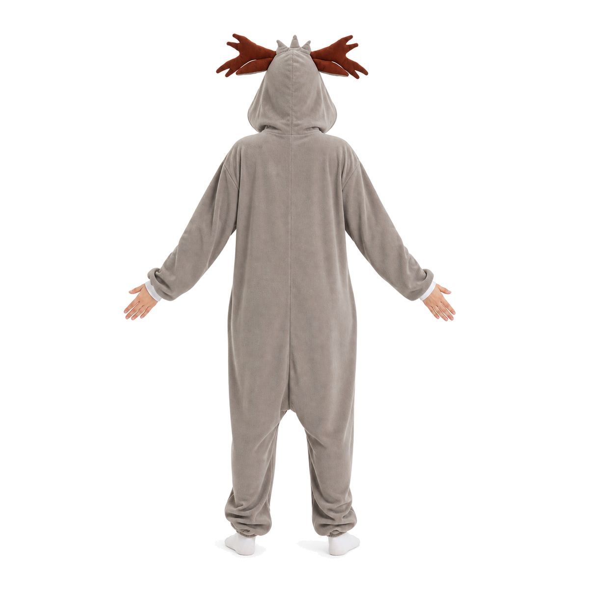 Gray Moose Kigurumi Onesie - product detail