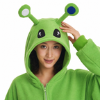 Green Alien Kigurumi Onesie - product detail