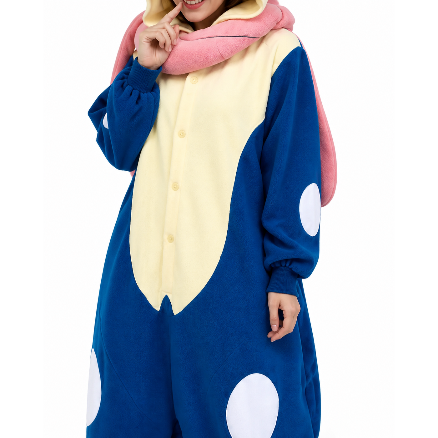 Greninja Kigurumi Onesie — 05-button-cuff-fabric.png