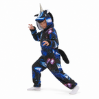 Kids Black Galaxy Pegasus Kigurumi Onesie product detail 6