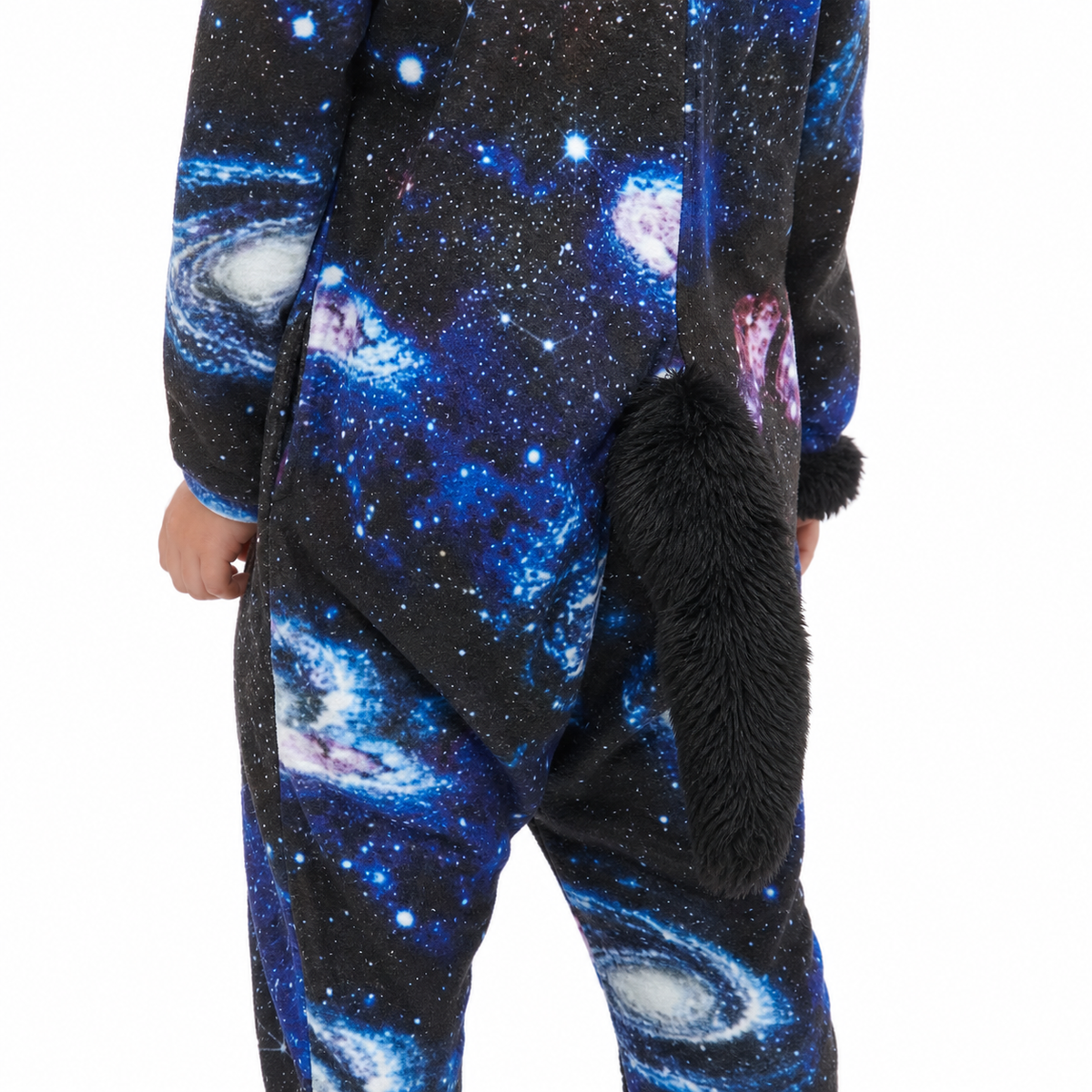 Kids Black Galaxy Pegasus Kigurumi Onesie product detail 8