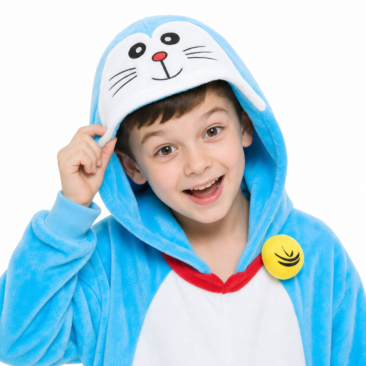 Kids Blue Cat Kigurumi Onesie product detail 2