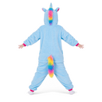 Kids Blue Rainbow Pegasus Kigurumi Onesie product detail 7