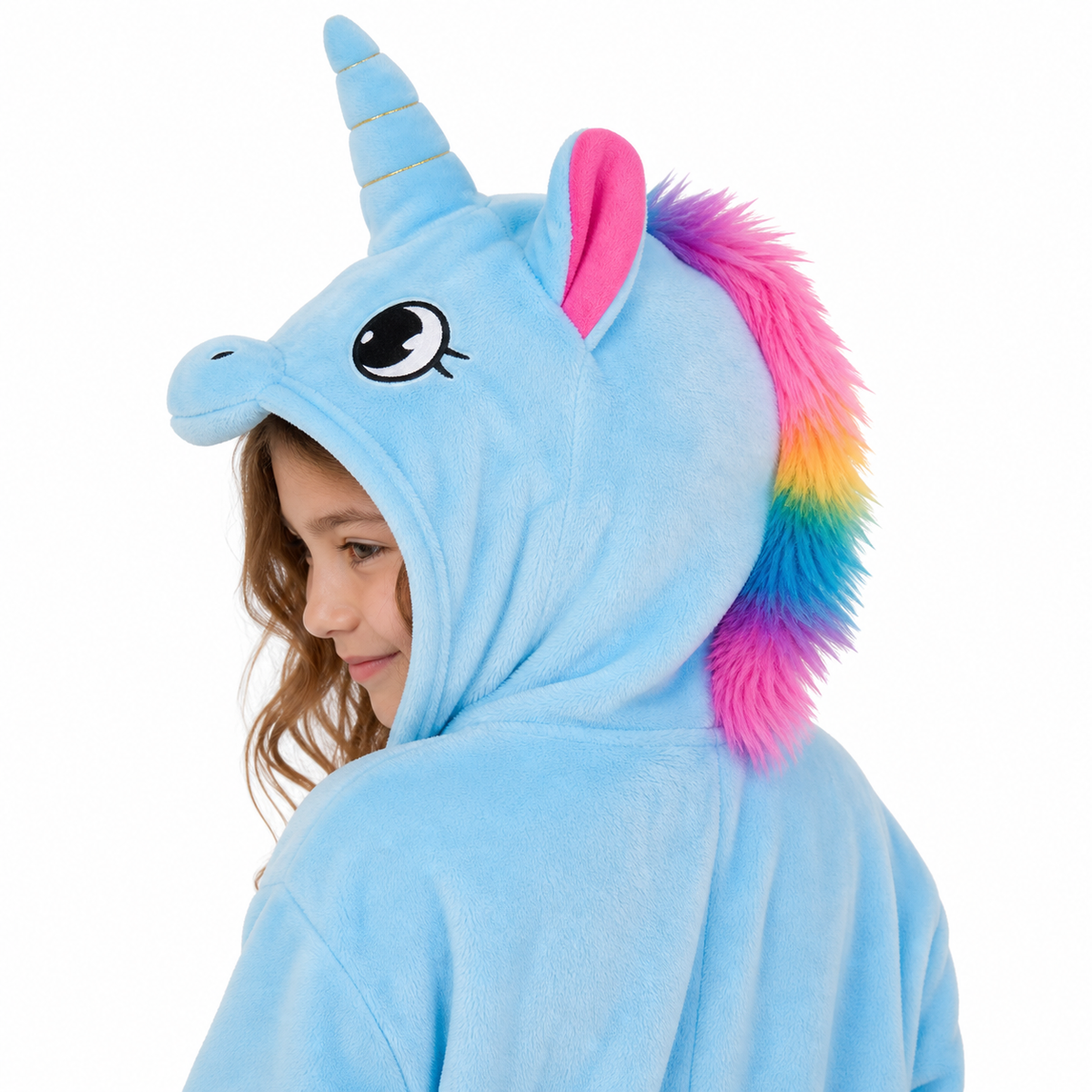 Kids Blue Rainbow Pegasus Kigurumi Onesie product detail 8