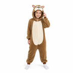 Kids Brown Chipmunk Kigurumi Onesie product detail 4