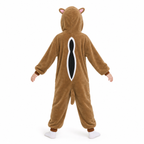 Kids Brown Chipmunk Kigurumi Onesie product detail 7