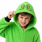 Kids Green Monster Kigurumi Onesie product detail 2