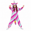 Kids Pink Blue Galaxy Pegasus Kigurumi Onesie hero image