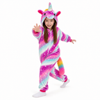 Kids Pink Blue Galaxy Pegasus Kigurumi Onesie product detail 3