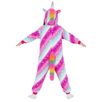 Kids Pink Blue Galaxy Pegasus Kigurumi Onesie product detail 7