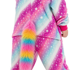 Kids Pink Blue Galaxy Pegasus Kigurumi Onesie product detail 8