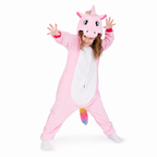 Kids Pink Pegasus Kigurumi Onesie hero image