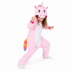 Kids Pink Pegasus Kigurumi Onesie product detail 3