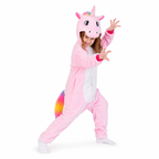 Kids Pink Pegasus Kigurumi Onesie product detail 6