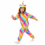 Kids Rainbow Galaxy Unicorn Kigurumi Onesie product detail 3