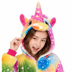 Kids Rainbow Star Pegasus Kigurumi Onesie product detail 2