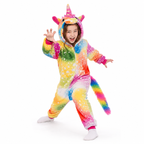 Kids Rainbow Star Pegasus Kigurumi Onesie product detail 3