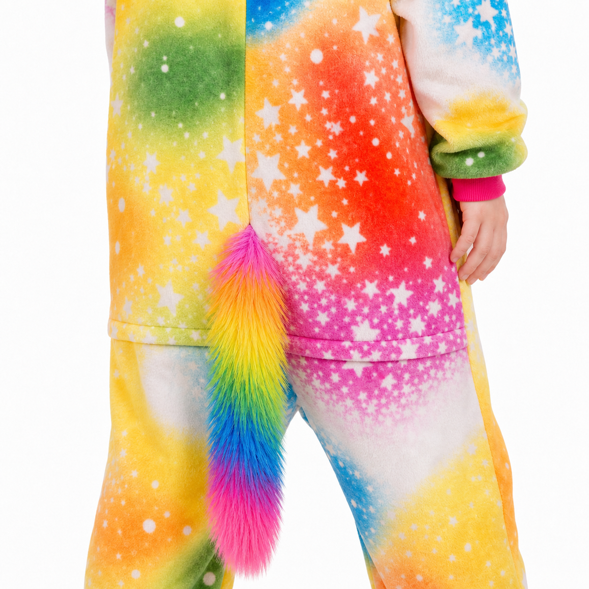 Kids Rainbow Star Pegasus Kigurumi Onesie product detail 8