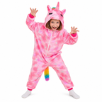 Kids Sleepy Pink Pegasus Kigurumi Onesie hero image