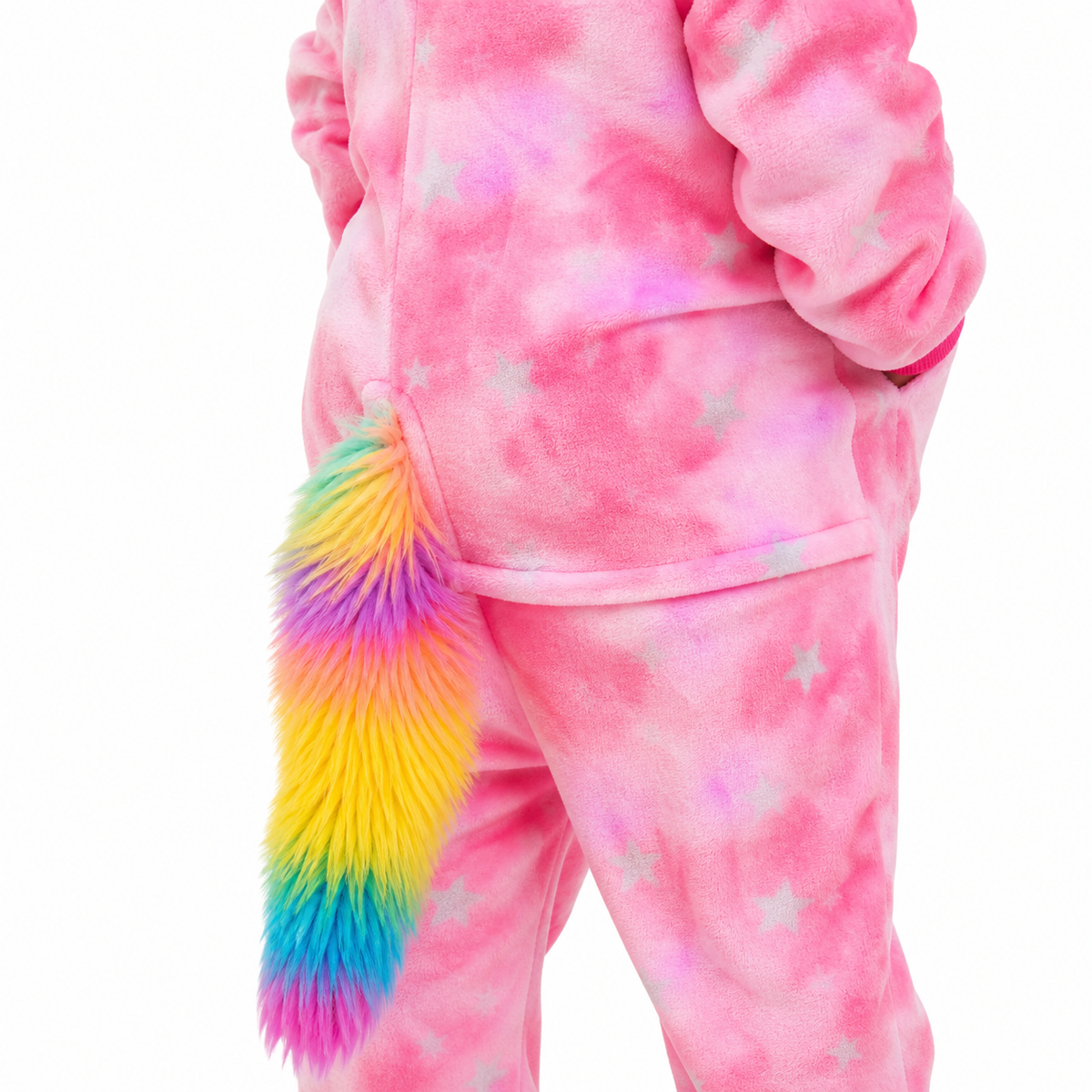Kids Sleepy Pink Pegasus Kigurumi Onesie product detail 8