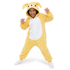 Kids Yellow Bear Kigurumi Onesie - hero