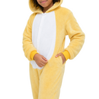 Kids Yellow Bear Kigurumi Onesie - product detail