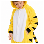 Kids Yellow Tiger Kigurumi Onesie - product detail