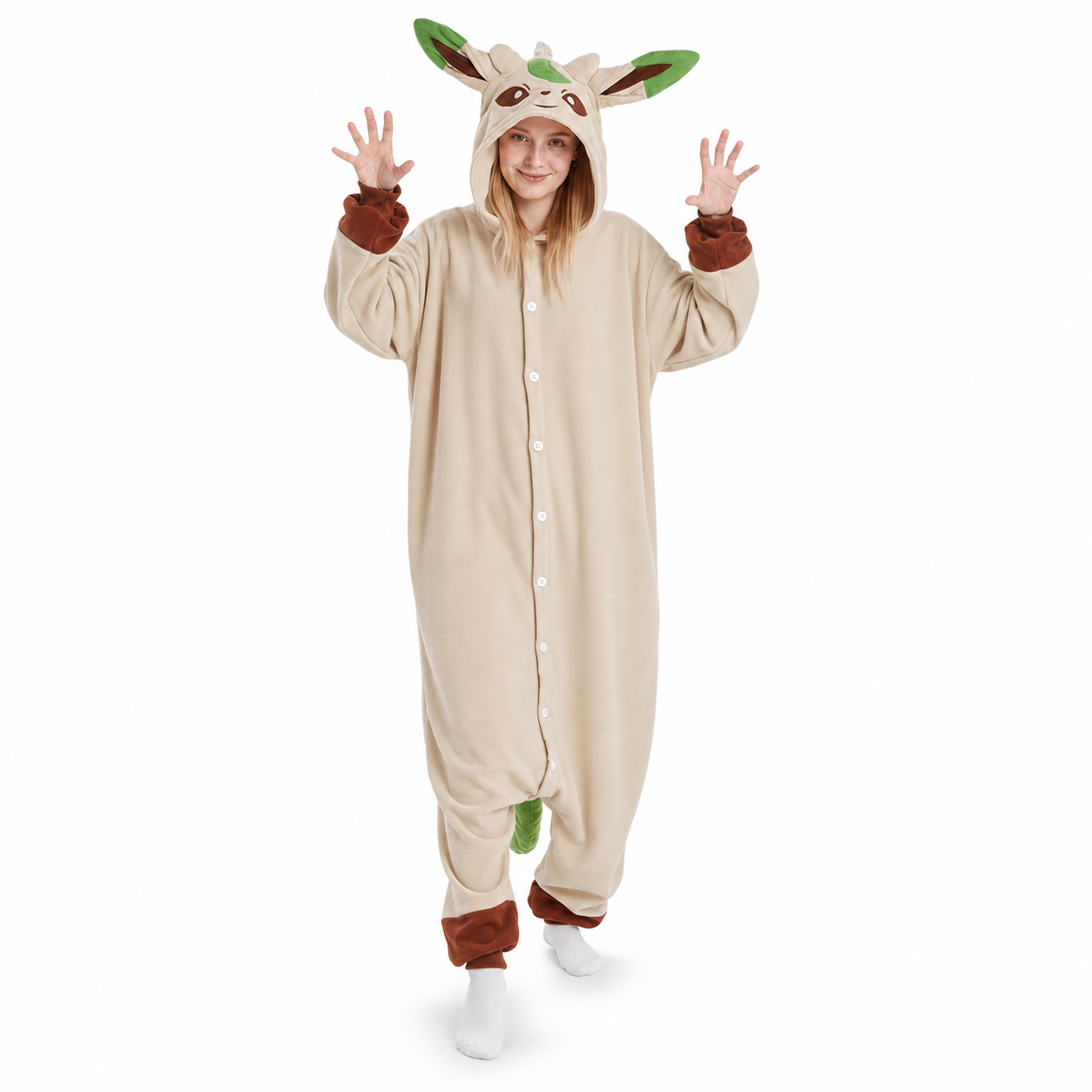 Leafeon Kigurumi Onesie hero image