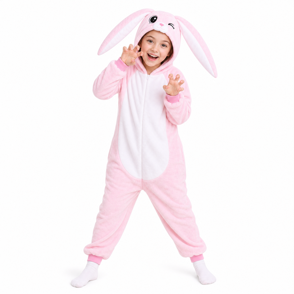 Light Pink Bunny Kigurumi Onesie product detail 3