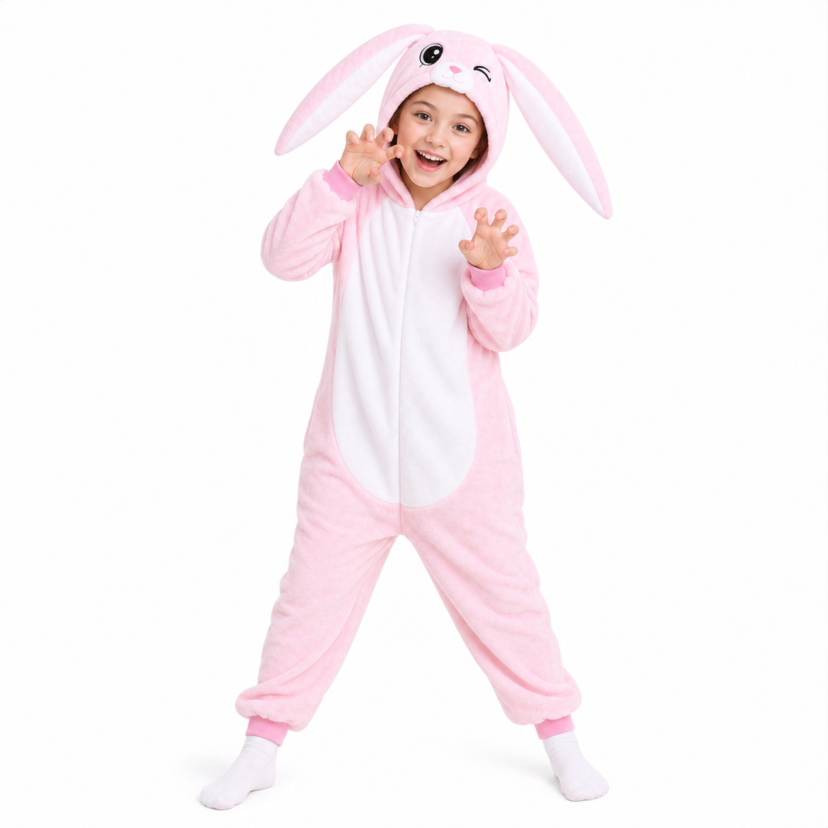 Light Pink Bunny Kigurumi Onesie product detail 3