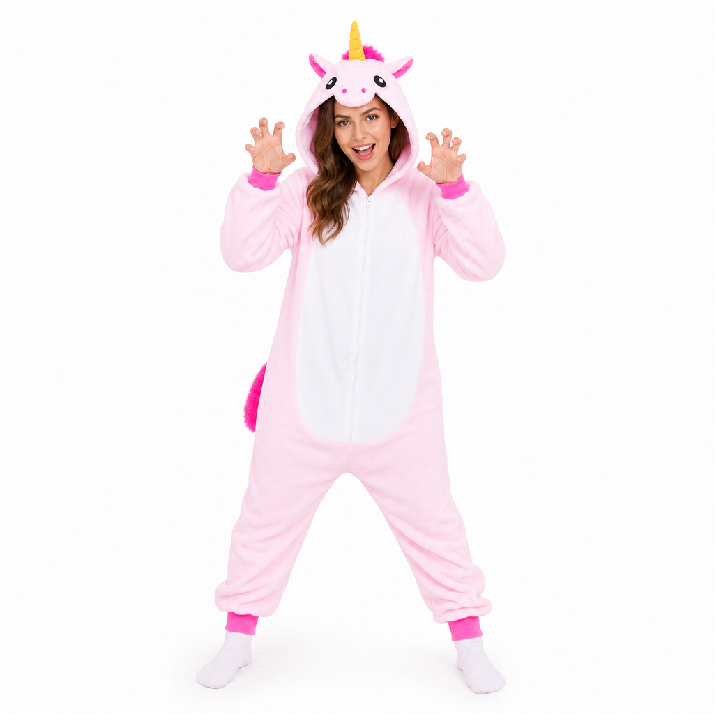 Light Pink Unicorn Kigurumi Onesie hero image