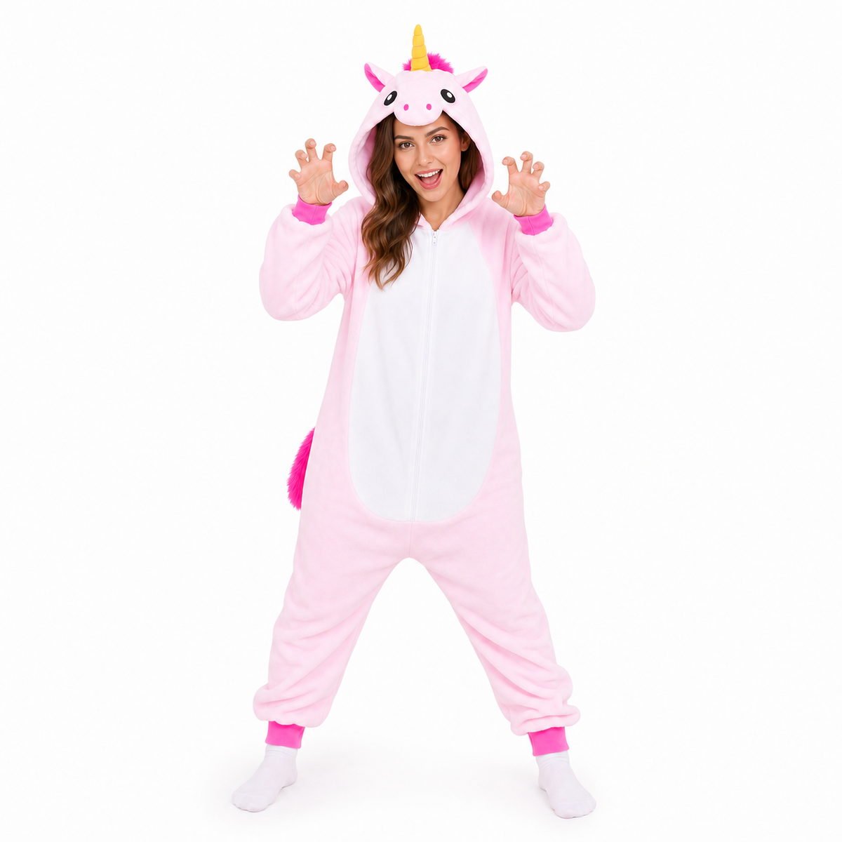 Light Pink Unicorn Kigurumi Onesie hero image