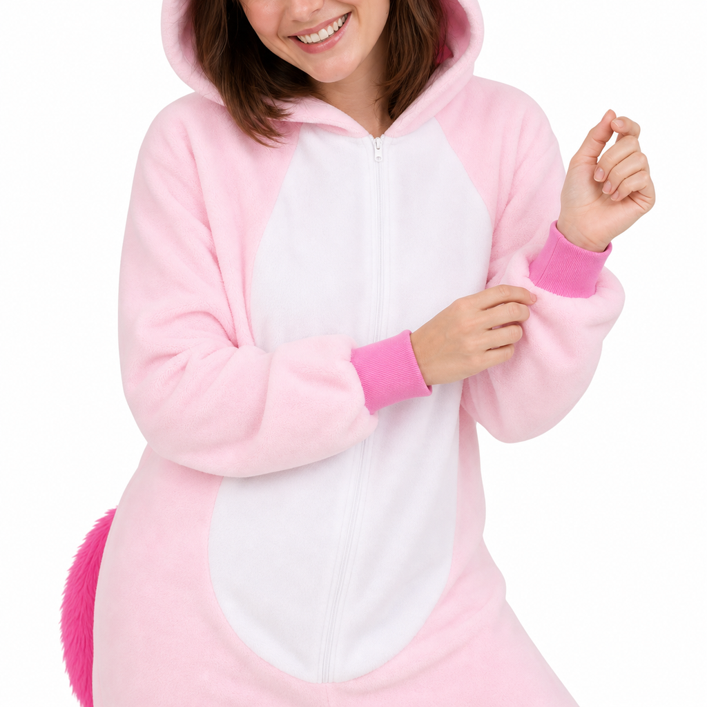 Light Pink Unicorn Kigurumi Onesie product detail 5