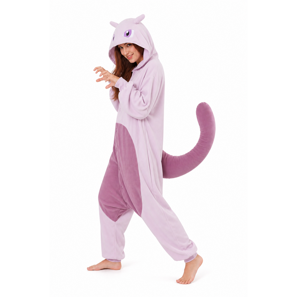 Mewtwo Kigurumi Onesie — 06-side-clawing.png
