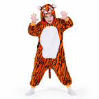 Orange Black Striped Tiger Kigurumi Onesie hero image